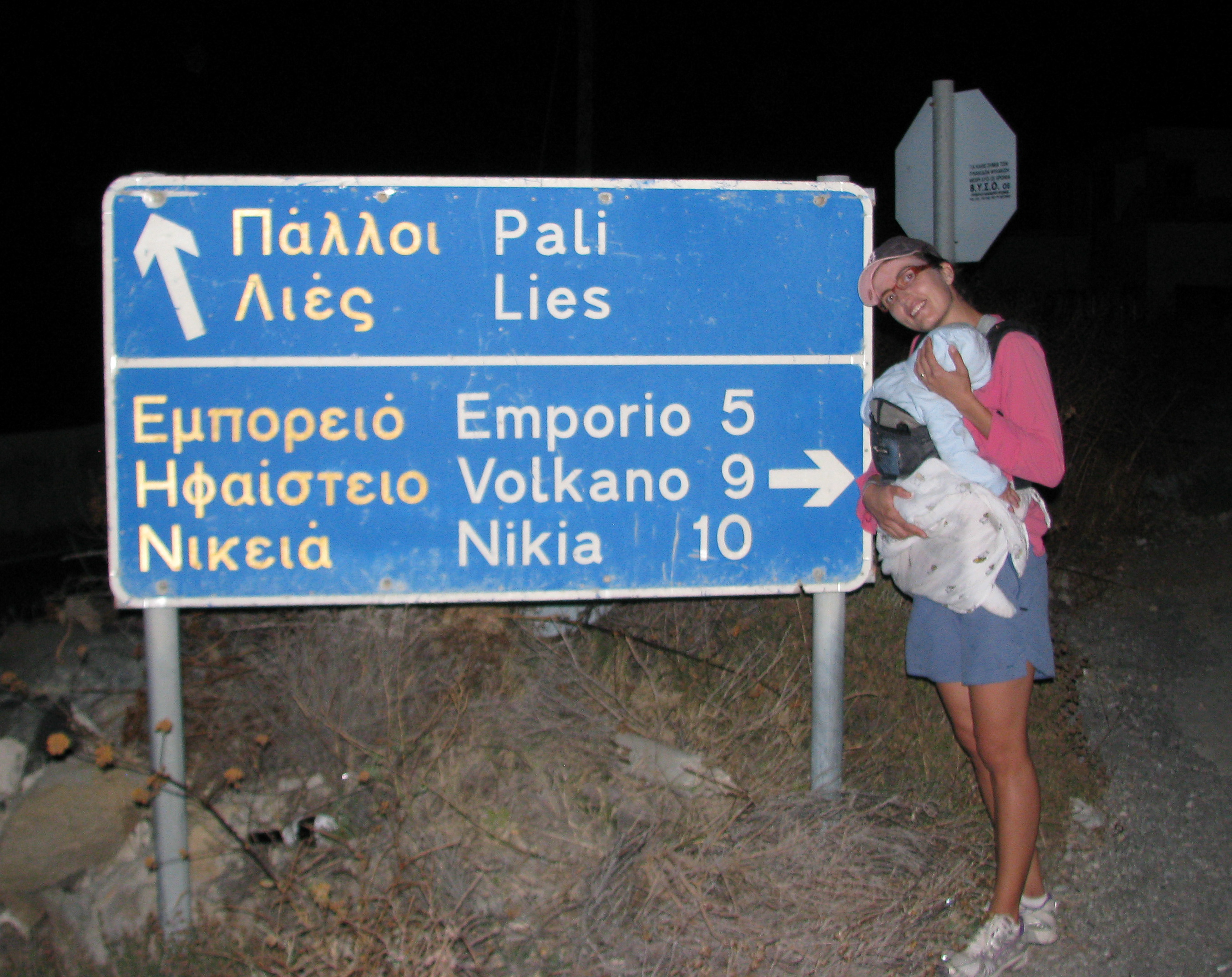 Done, and just the last kilometer down hill to our berth at Pali is left!