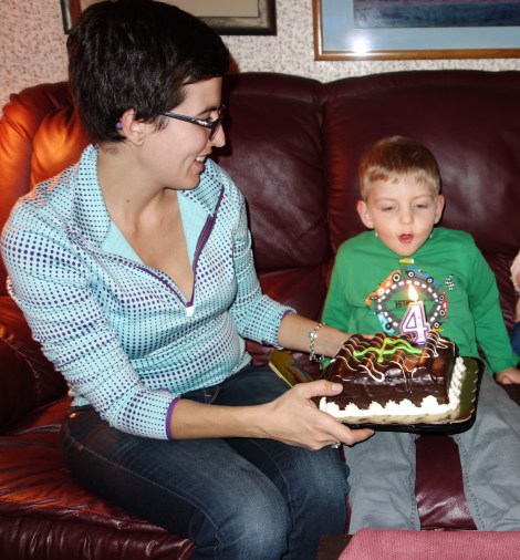 Alexander celebrates his fourth birtday.